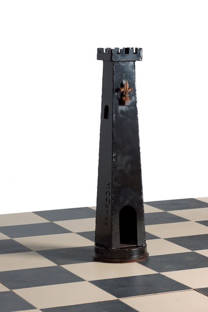 Marvin Avenue Chess Club: sculpture by Hardy Jones