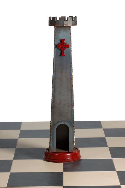 Marvin Avenue Chess Club: sculpture by Hardy Jones