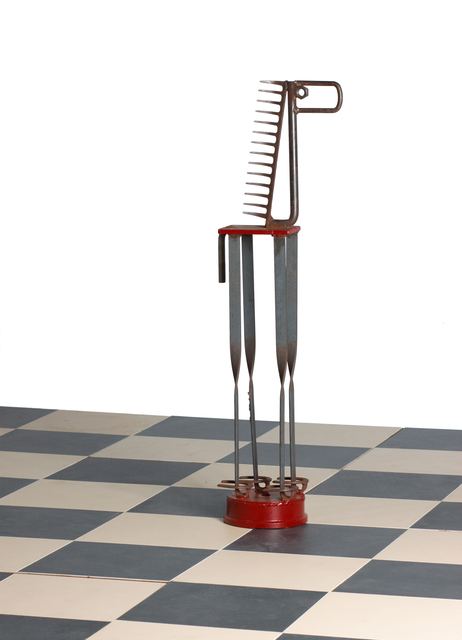 Marvin Avenue Chess Club: sculpture by Hardy Jones